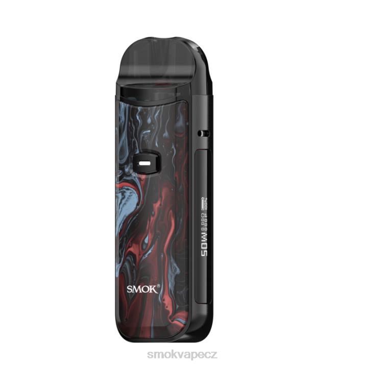 SMOK Nord 50w sada černé červené mramorování 5N28164 SMOK Disposable Vape CZ