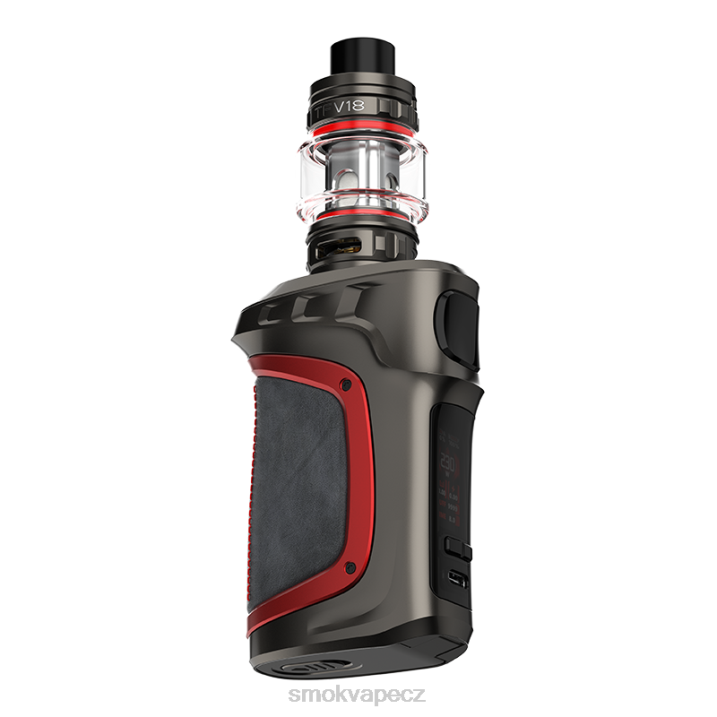 SMOK MAG-18 souprava šedá červená kůže 5N2870 SMOK Nord CZ